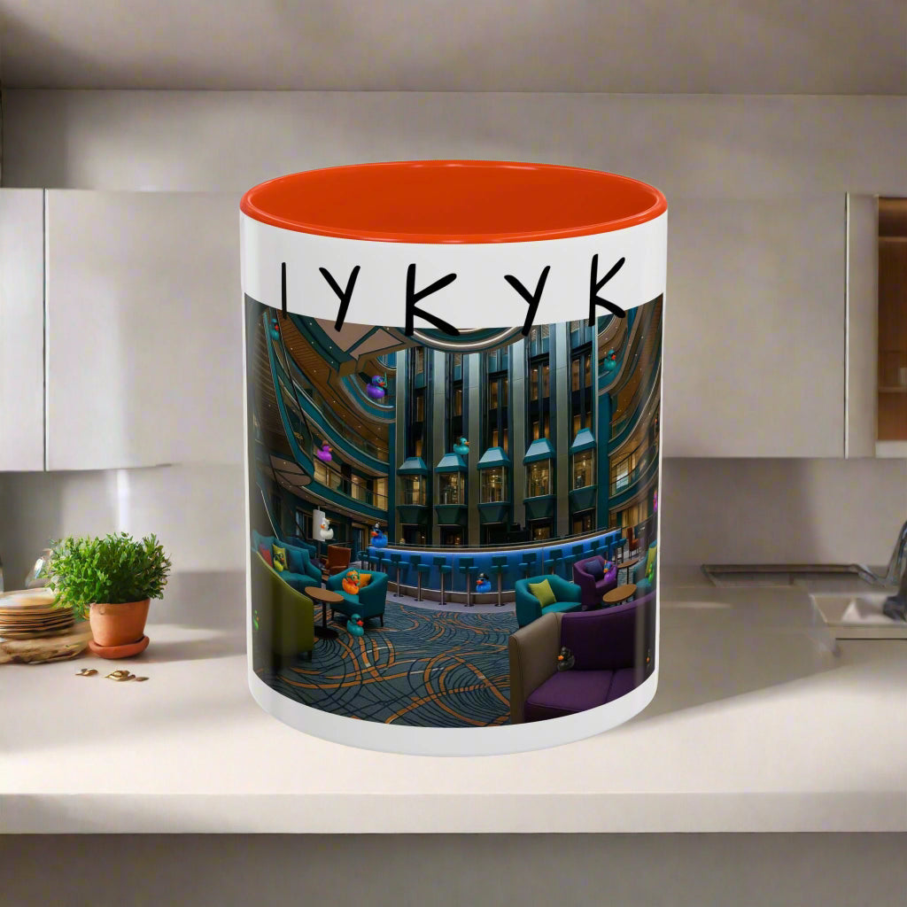 IYKYK Hidden Ducks Cruise Mug, Funny Conversation Starter Coffee Cup for Cruise Fans Colorful Mugs (11oz, 15oz)