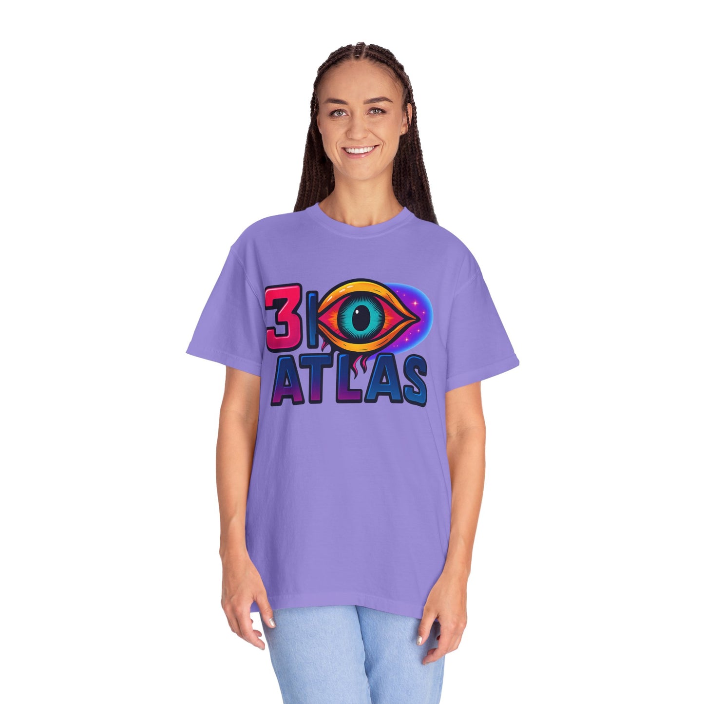 3i/Atlas Graphic Tee – Cosmic Alien Eye Shirt, Trippy Space T-Shirt, Space Enthusiast, Trending,