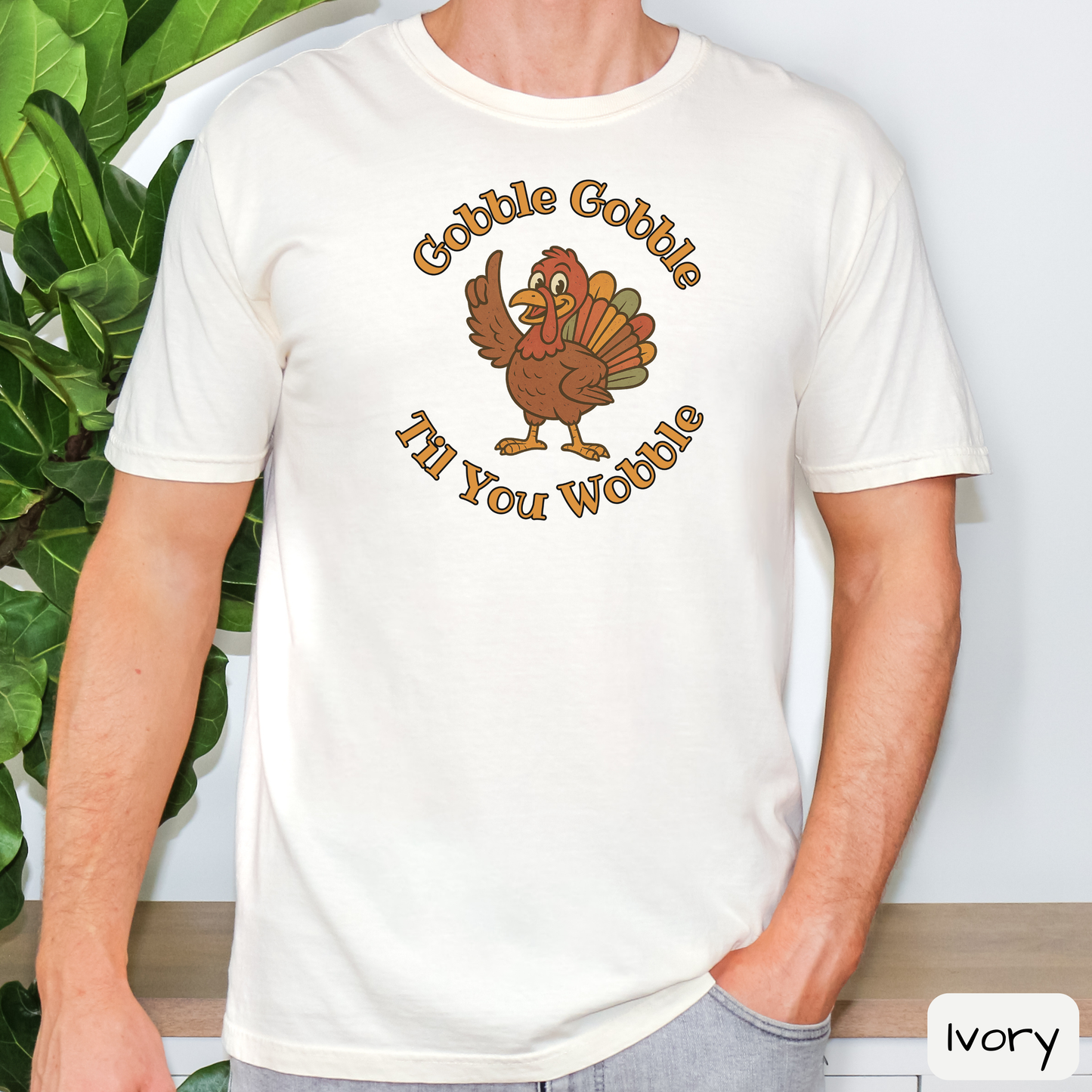 Gobble Gobble Til You Wobble Funny Thanksgiving Turkey Shirt, Trending Tee