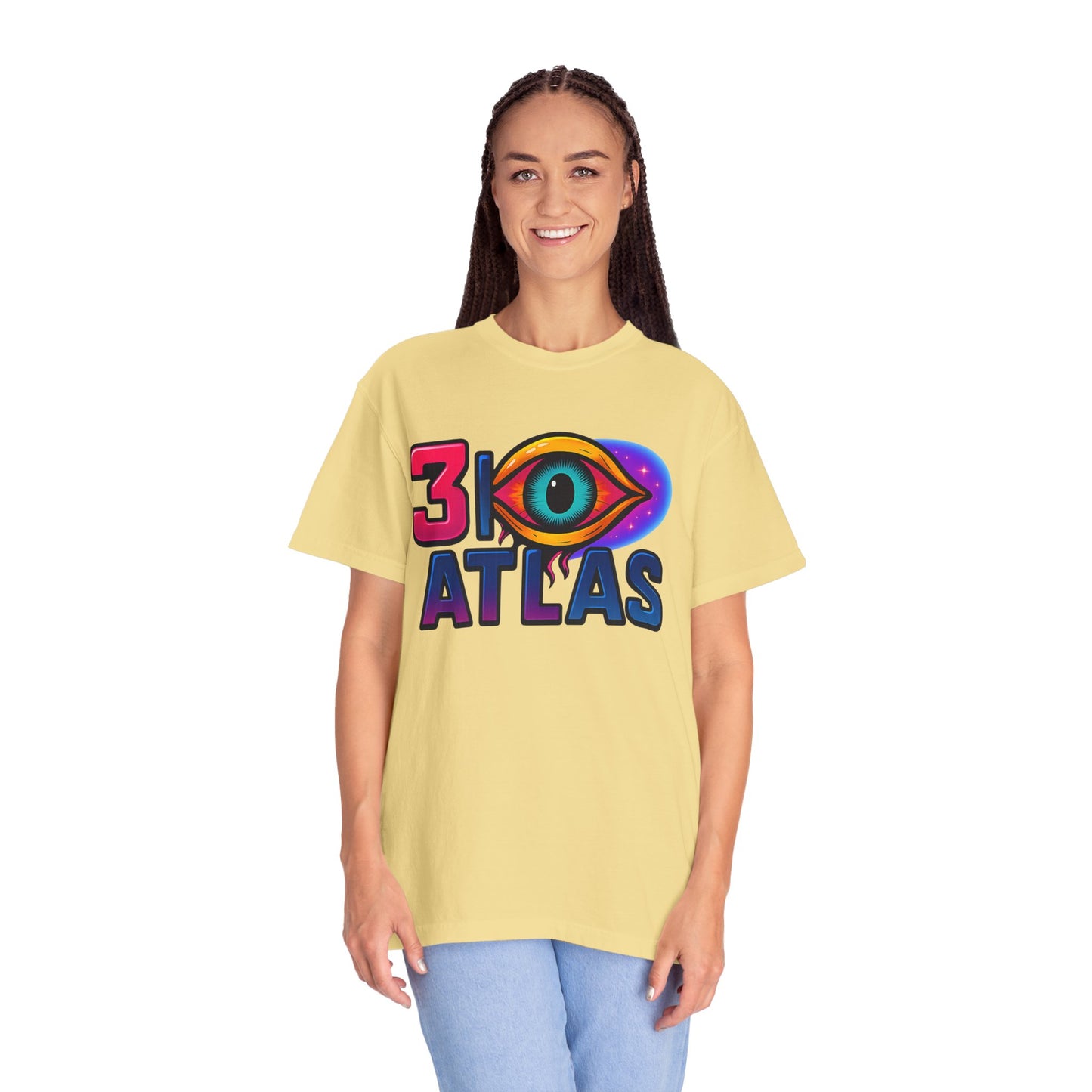 3i/Atlas Graphic Tee – Cosmic Alien Eye Shirt, Trippy Space T-Shirt, Space Enthusiast, Trending,