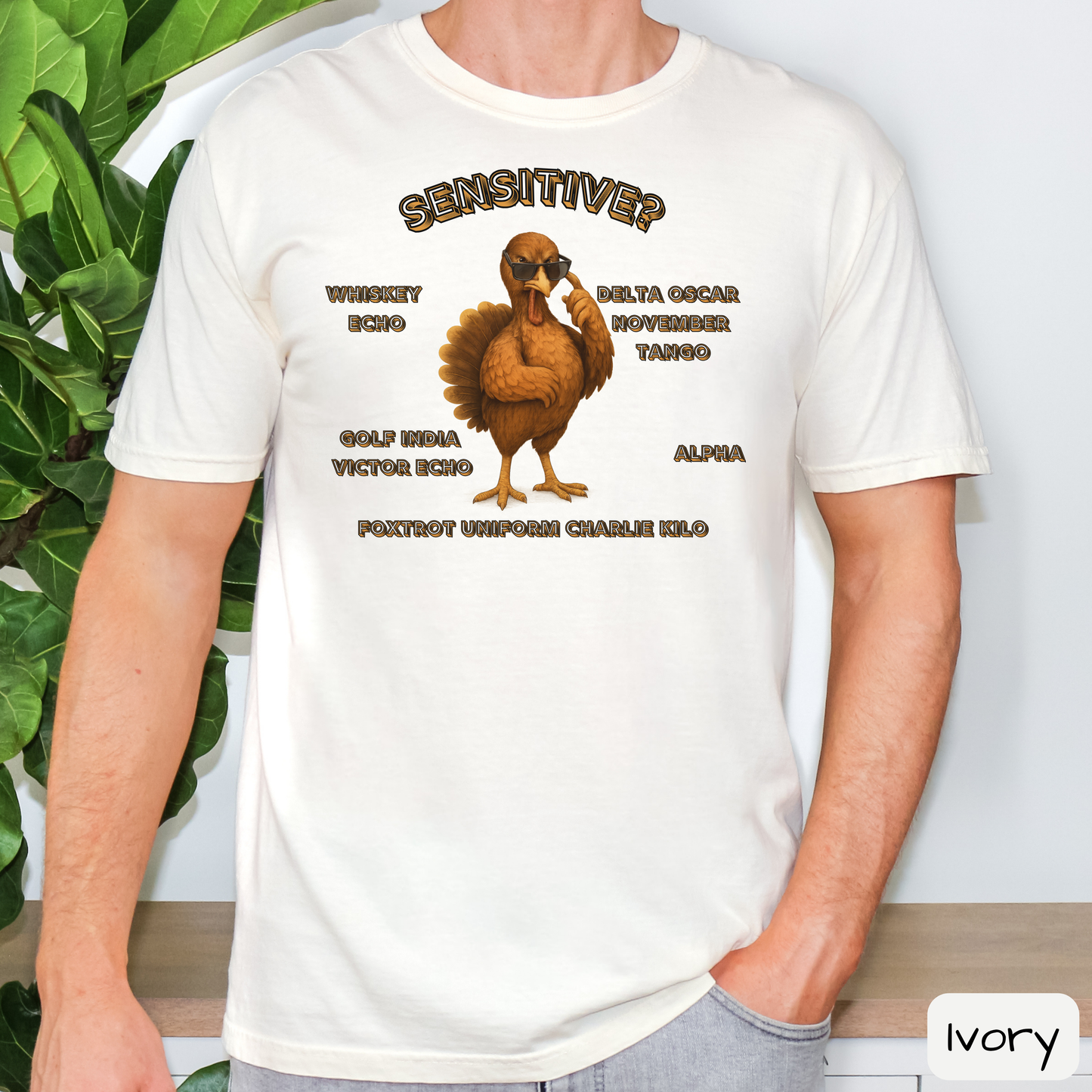 Sensitive Turkey We Don't Give a .... Shirt, Funny Thanksgiving Tee, WDGAF, Trending T-Shirt