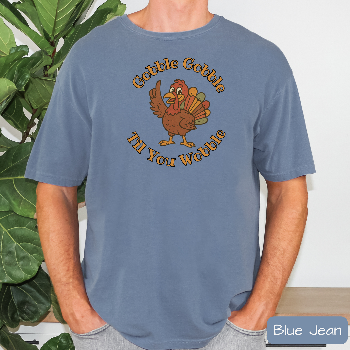 Gobble Gobble Til You Wobble Funny Thanksgiving Turkey Shirt, Trending Tee