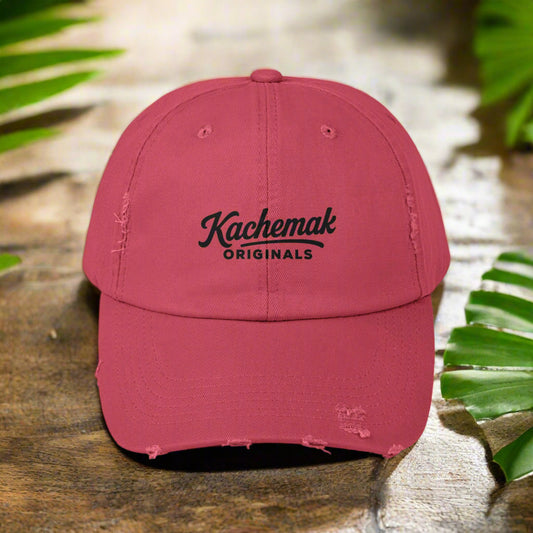 KO Distressed Cap, Bold Colors for Outdoor Lovers & Adventurers, Unique Cap & Gift, KO Select