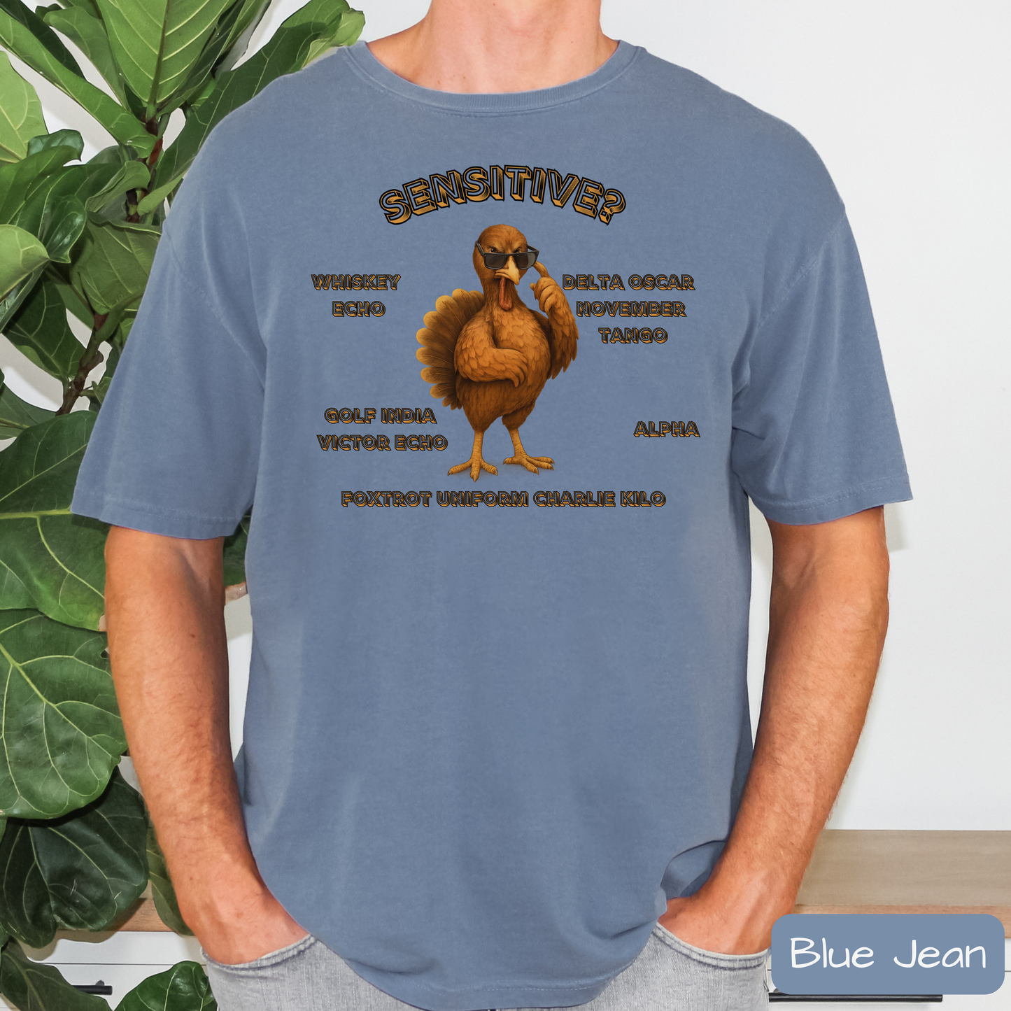 Sensitive Turkey We Don't Give a .... Shirt, Funny Thanksgiving Tee, WDGAF, Trending T-Shirt