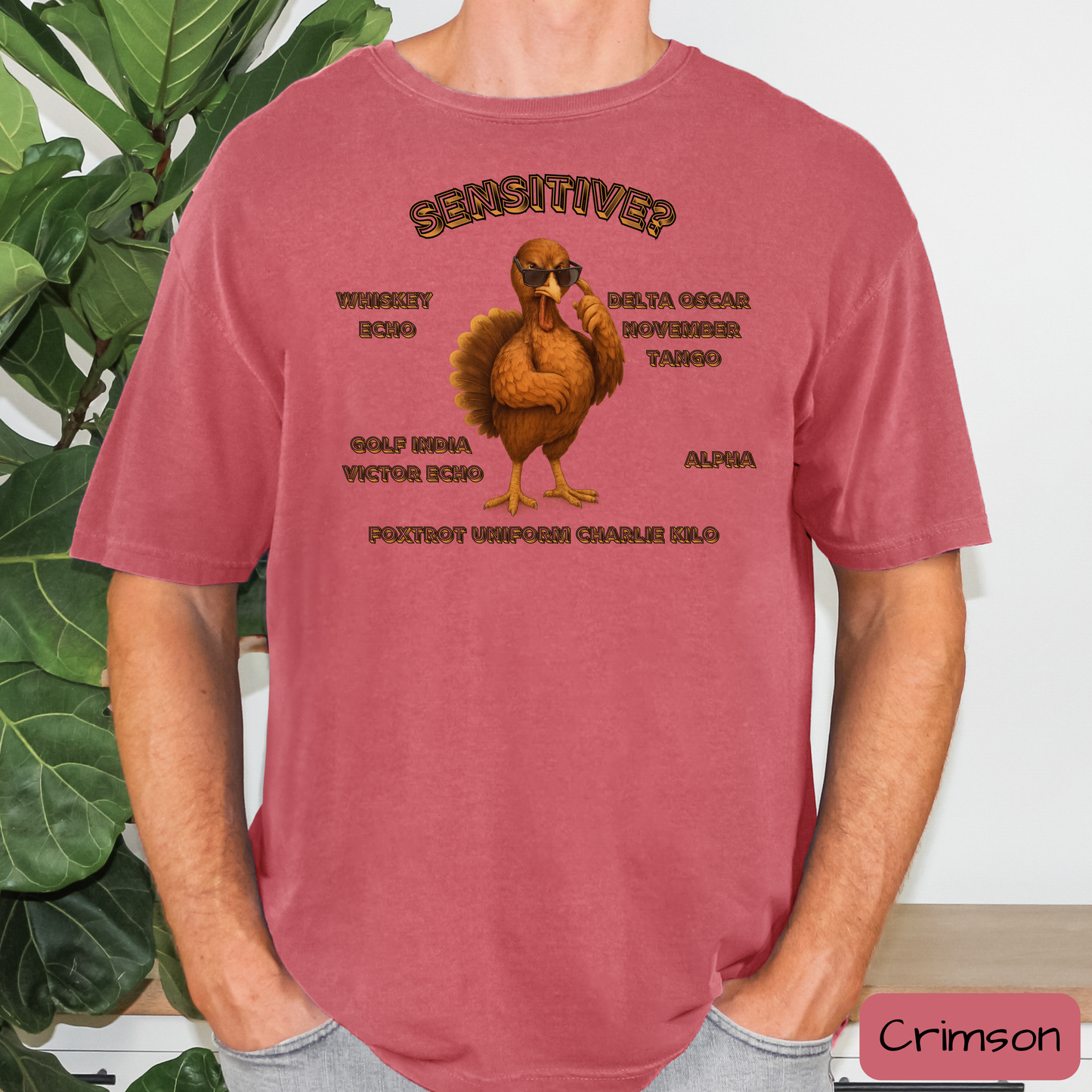 Sensitive Turkey We Don't Give a .... Shirt, Funny Thanksgiving Tee, WDGAF, Trending T-Shirt