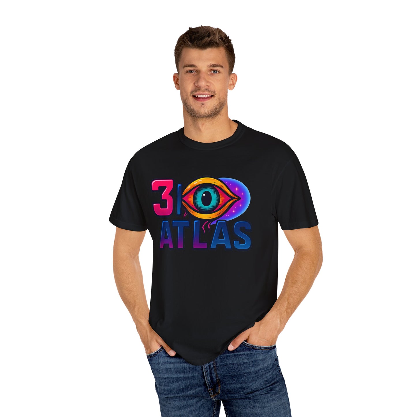 3i/Atlas Graphic Tee – Cosmic Alien Eye Shirt, Trippy Space T-Shirt, Space Enthusiast, Trending,