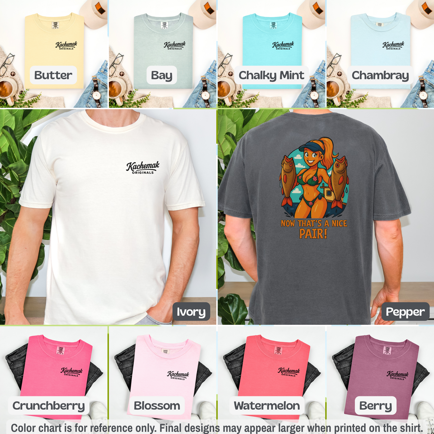 Now That's a Nice Pair Tee, Funny Fish Shirt for Anglers or Fishing Fanatic, Humor T-Shirt Gift for Boat Captains, Gifts for Him, Meme Series