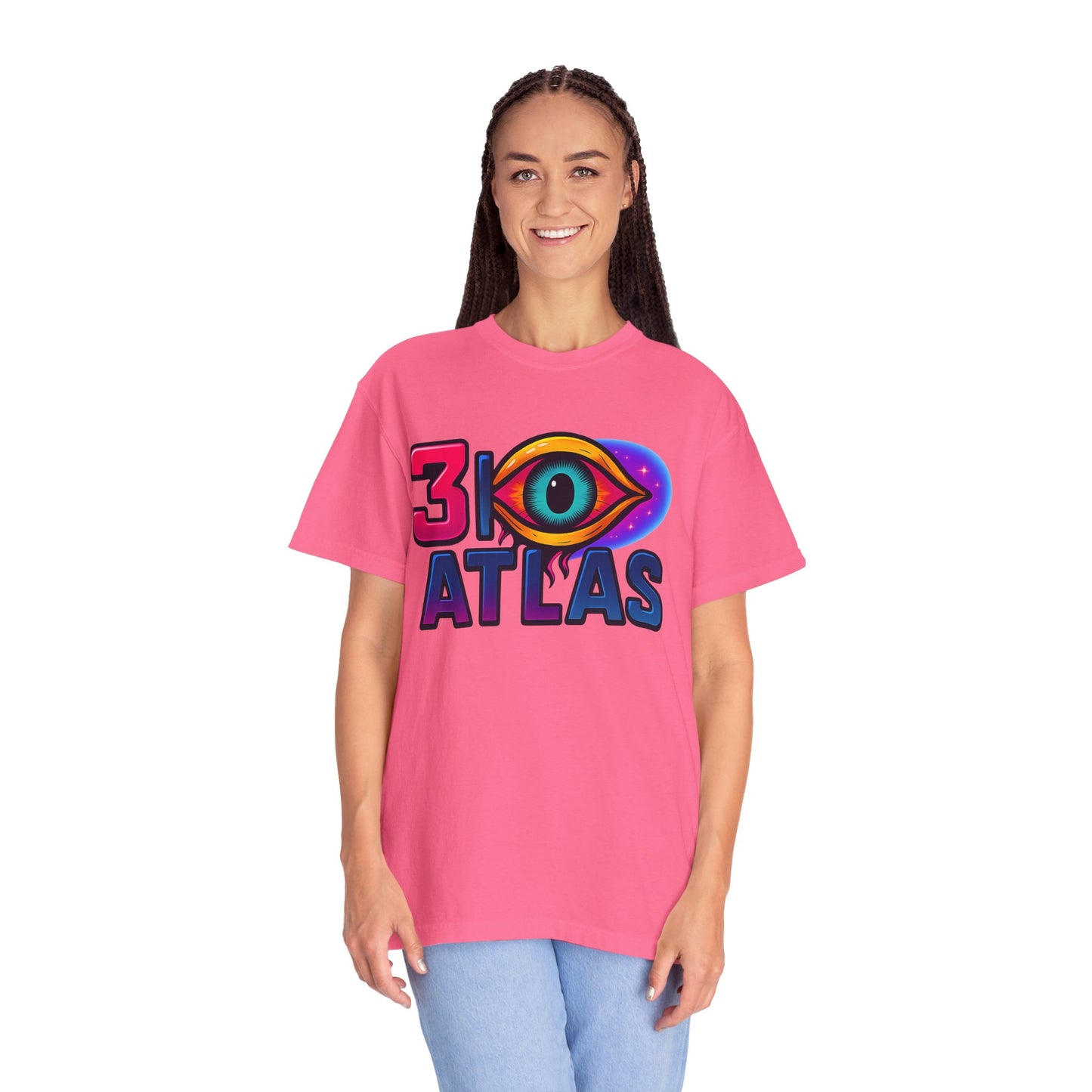 3i/Atlas Graphic Tee – Cosmic Alien Eye Shirt, Trippy Space T-Shirt, Space Enthusiast, Trending,