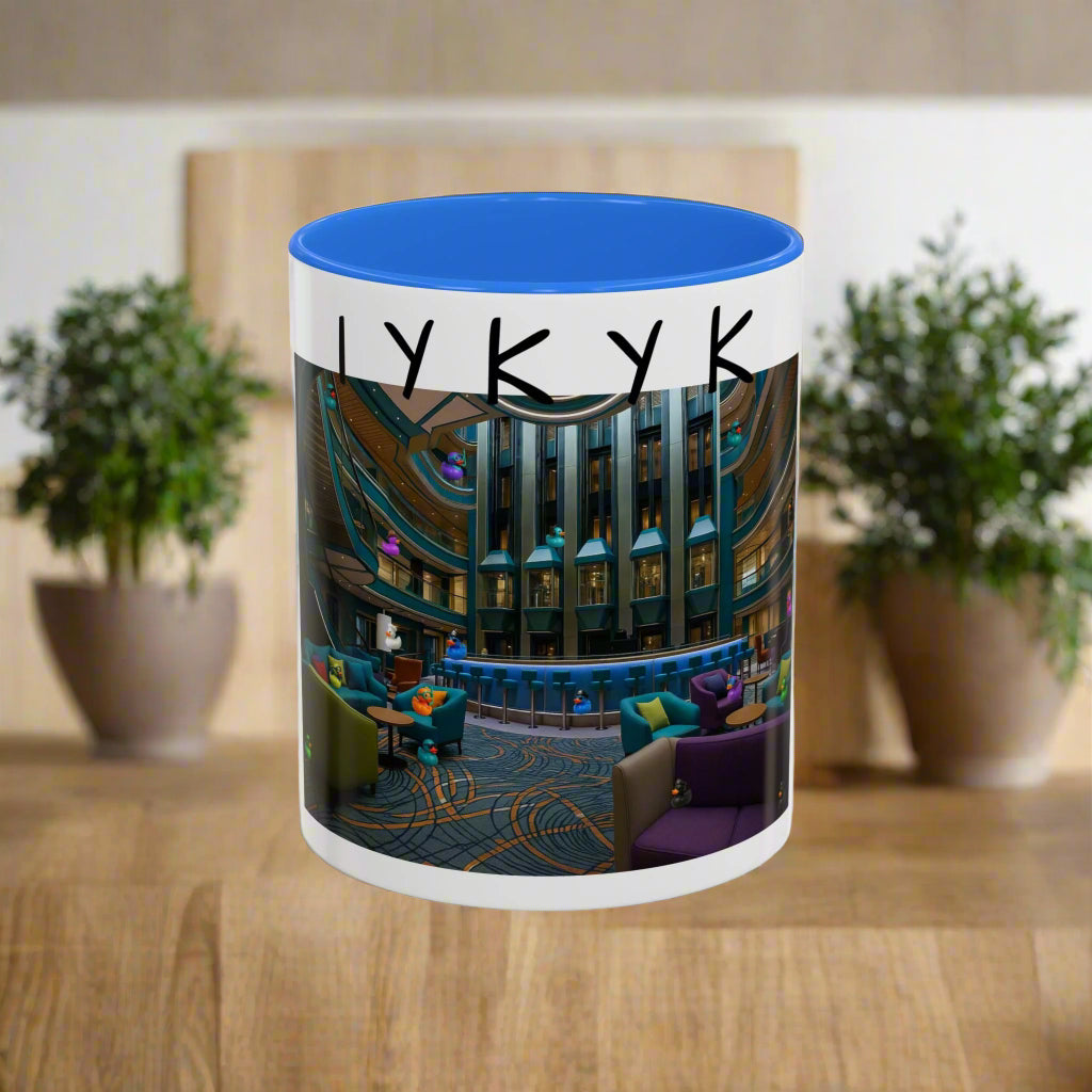IYKYK Hidden Ducks Cruise Mug, Funny Conversation Starter Coffee Cup for Cruise Fans Colorful Mugs (11oz, 15oz)