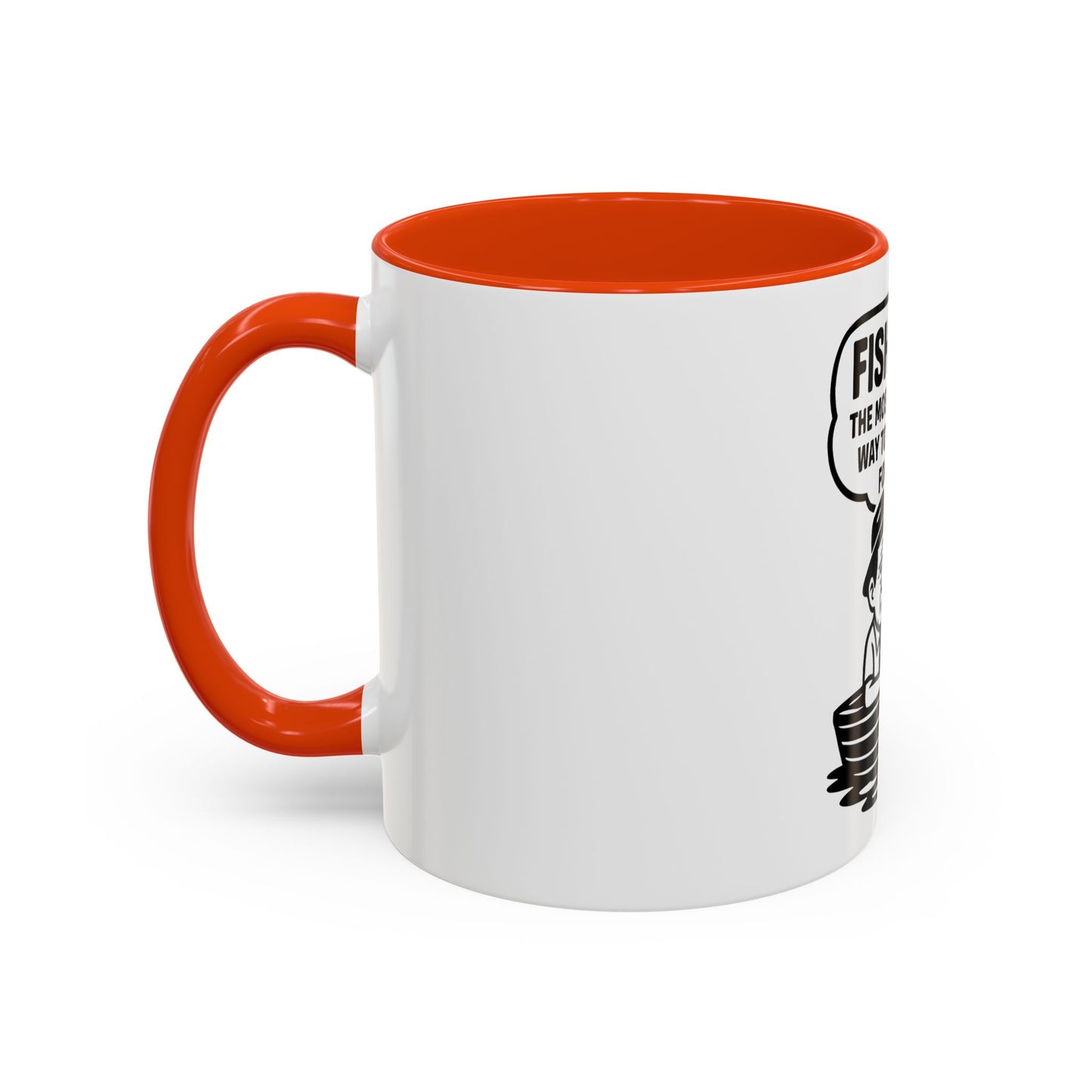 Humorous Fishing Mug - Perfect Gift for Anglers, Coffee Lovers, Father's Day, Unique Kitchen Decor, Fishing Quotes, Fishing is Life