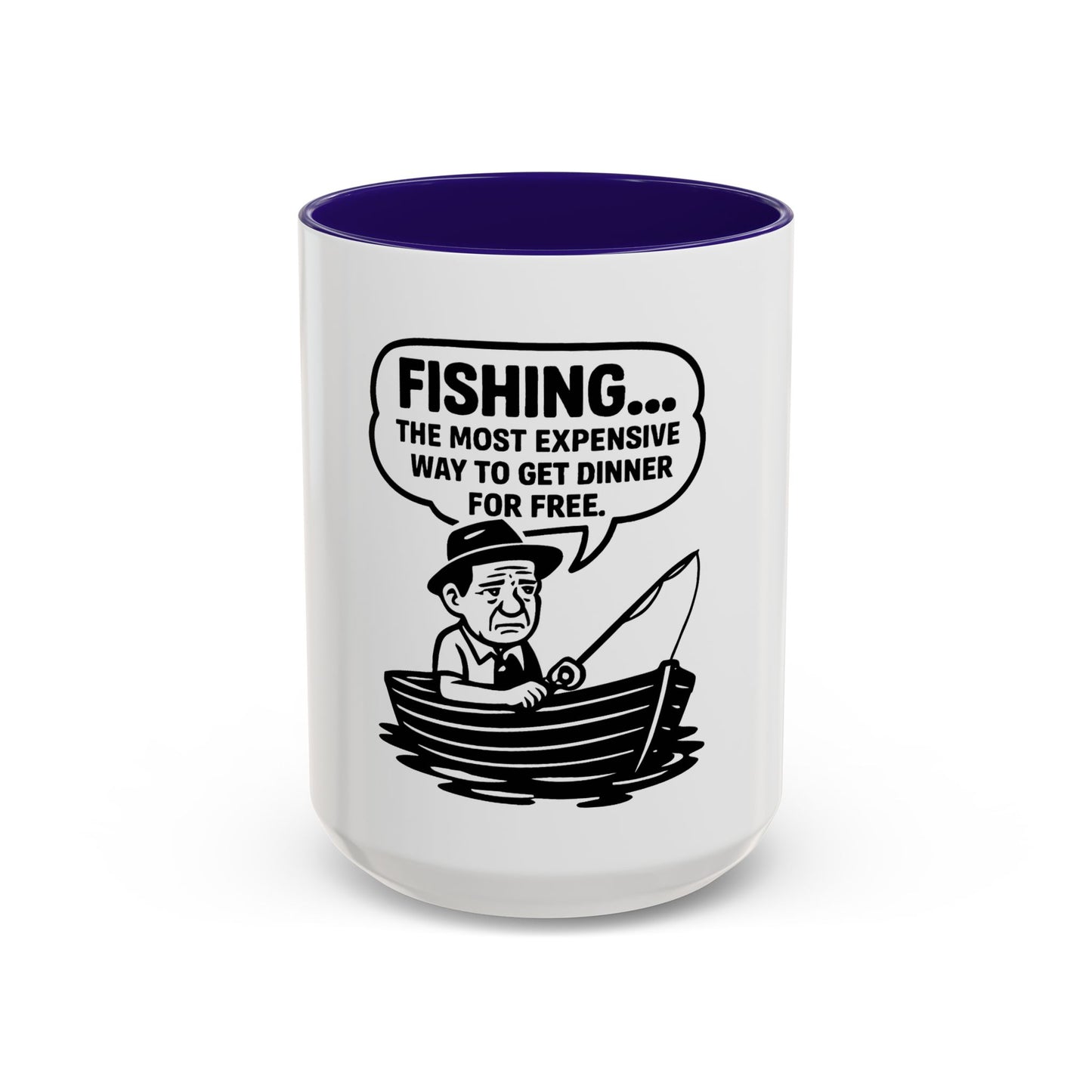Humorous Fishing Mug - Perfect Gift for Anglers, Coffee Lovers, Father's Day, Unique Kitchen Decor, Fishing Quotes, Fishing is Life