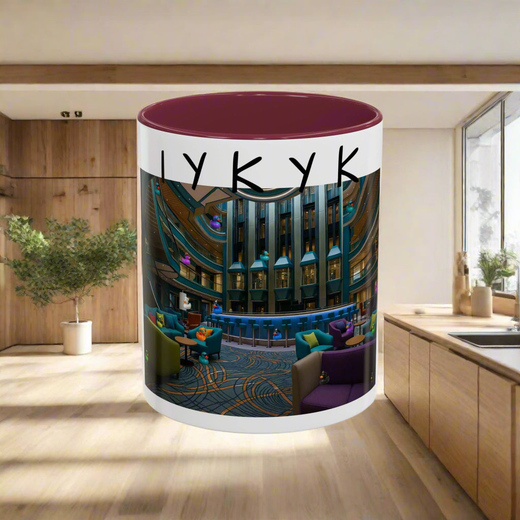 IYKYK Hidden Ducks Cruise Mug, Funny Conversation Starter Coffee Cup for Cruise Fans Colorful Mugs (11oz, 15oz)