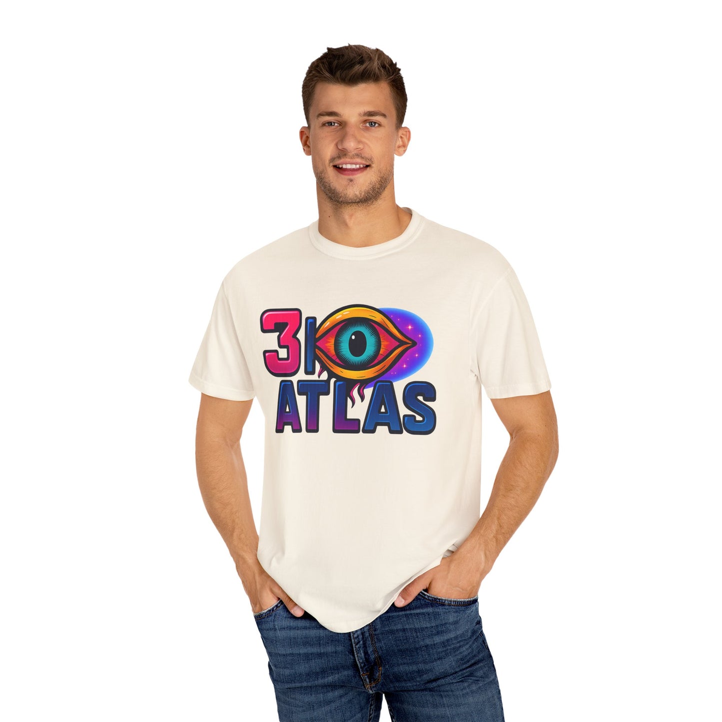 3i/Atlas Graphic Tee – Cosmic Alien Eye Shirt, Trippy Space T-Shirt, Space Enthusiast, Trending,