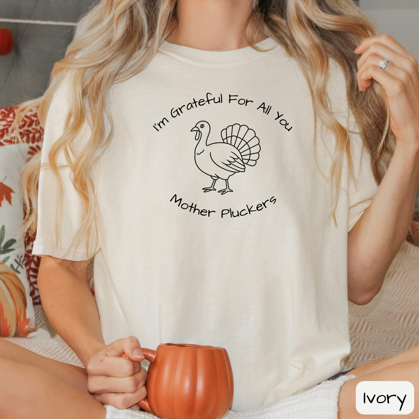 Thanksgiving Shirt I Love All You Mother Pluckers, Funny Thanksgiving Tee for Adults, Trending T-Shirt