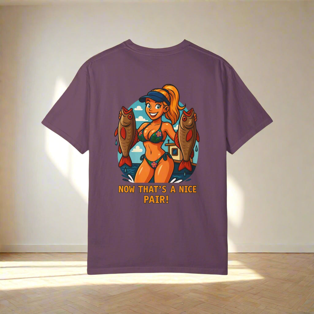 Now That's a Nice Pair Tee, Funny Fish Shirt for Anglers or Fishing Fanatic, Humor T-Shirt Gift for Boat Captains, Gifts for Him, Meme Series