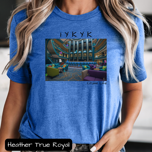IYKYK Cruise Life Shirt with Hidden Ducks, Funny Conversation Starter Tee for Travelers & Cruisers