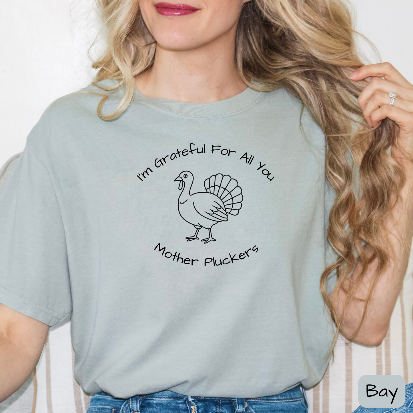 Thanksgiving Shirt I Love All You Mother Pluckers, Funny Thanksgiving Tee for Adults, Trending T-Shirt