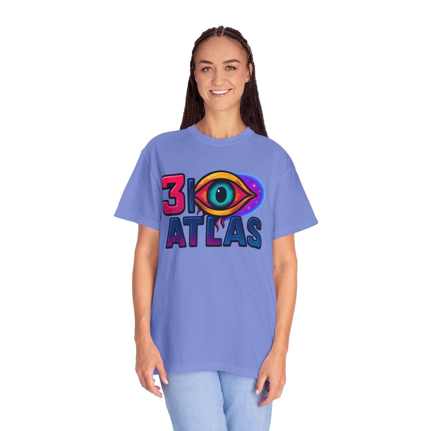 3i/Atlas Graphic Tee – Cosmic Alien Eye Shirt, Trippy Space T-Shirt, Space Enthusiast, Trending,