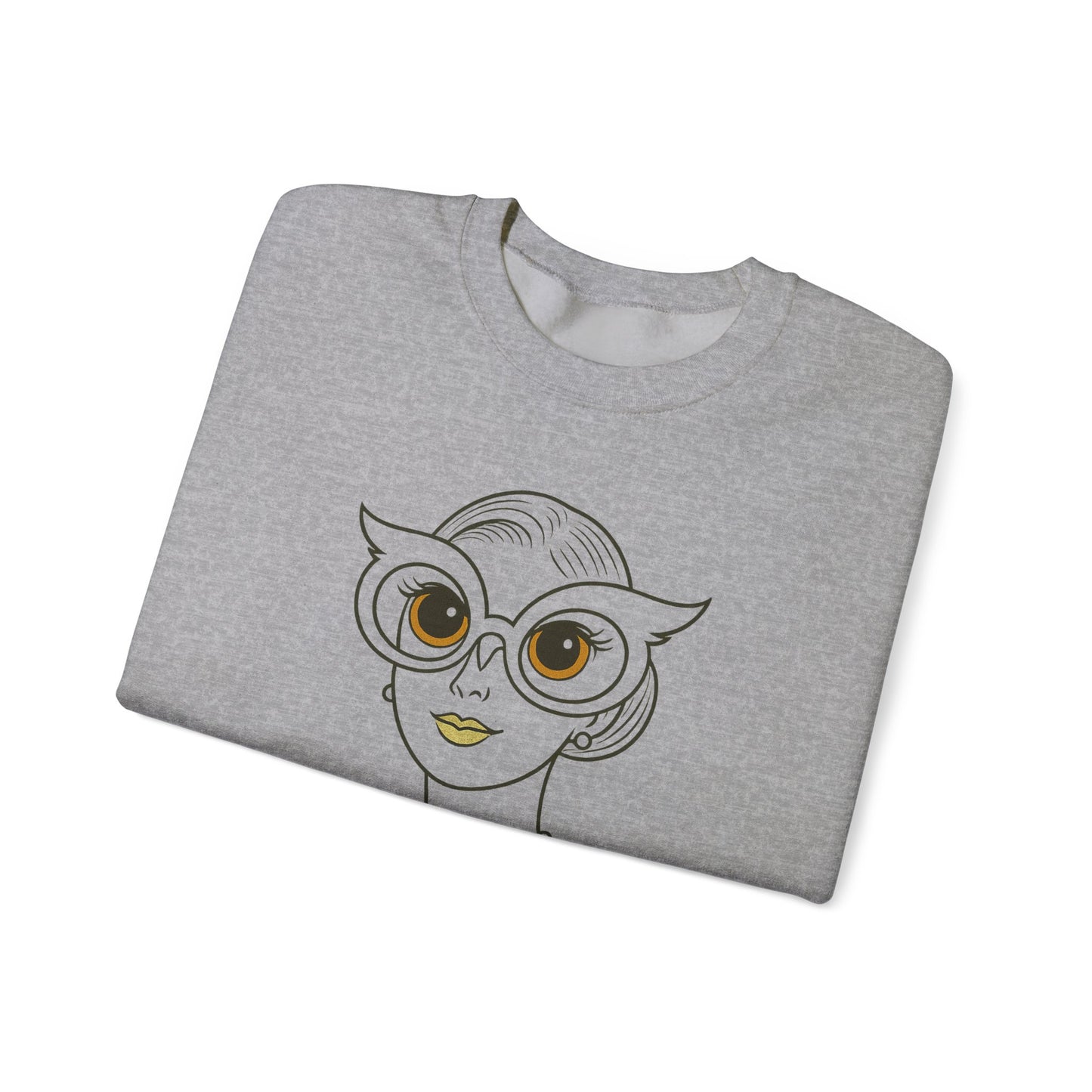 I Am a Hoot Sweatshirt | Funny Retro Owl Glasses Crewneck | Quirky Gift for Book Lovers, Teachers, Friends Feel Good
