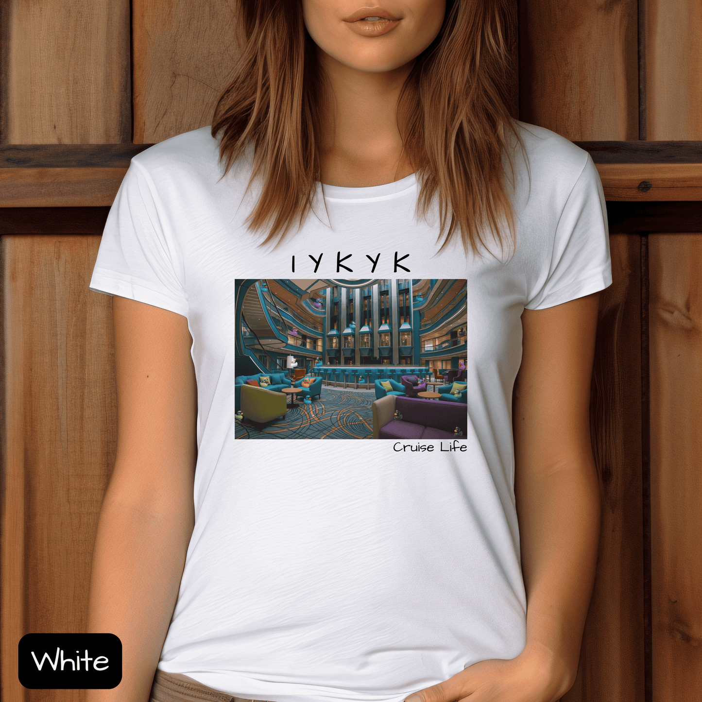 IYKYK Cruise Life Shirt with Hidden Ducks, Funny Conversation Starter Tee for Travelers & Cruisers